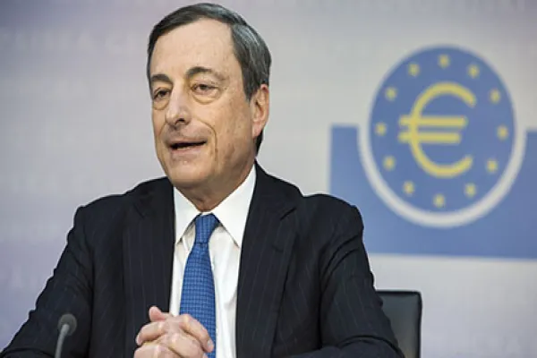 European Central Bank President Mario Draghi Announces Interest Rate Decision