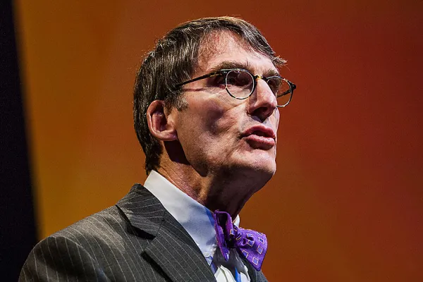 Jim Grant, publisher of Grant's Interest Rate Observer (Photo Credit: Chris Goodney/Bloomberg).