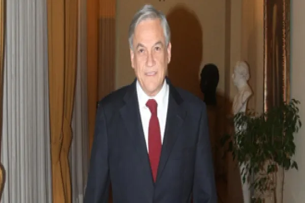 Presidente Sebastián Piñera en La Moneda