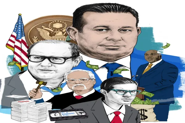 Jose Baez, Robert Capers, David Levy, Brian Cogan, Mark Nordlicht. (Illustrations by Want Some Studio)