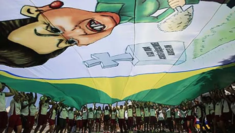 Tens of Thousands March Against President Across Brazil