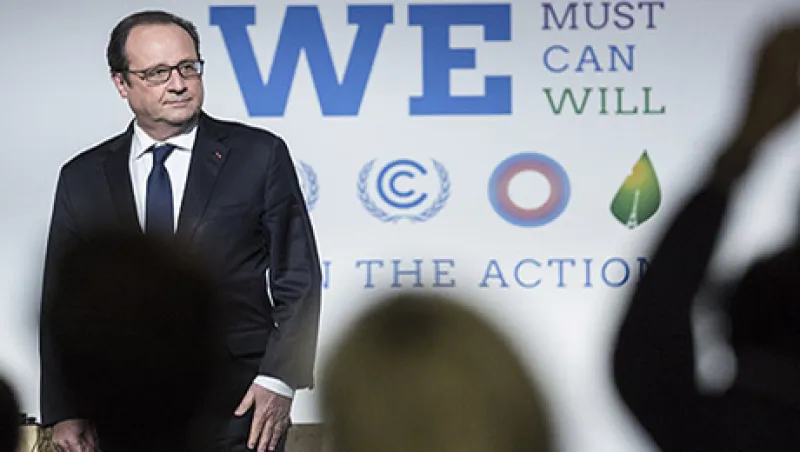 Key Speakers During COP21 Climate Summit Action Day