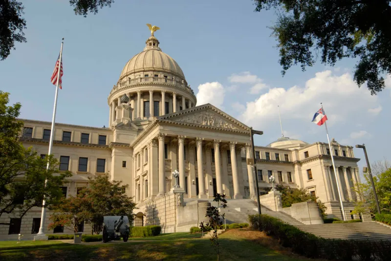 Mississippi State capitol. (Suzi Altman/Bloomberg)