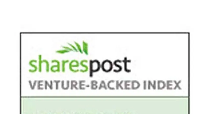 A Sharespost.com Web Page Showing the Venture-Backed Index Of Facebook.com