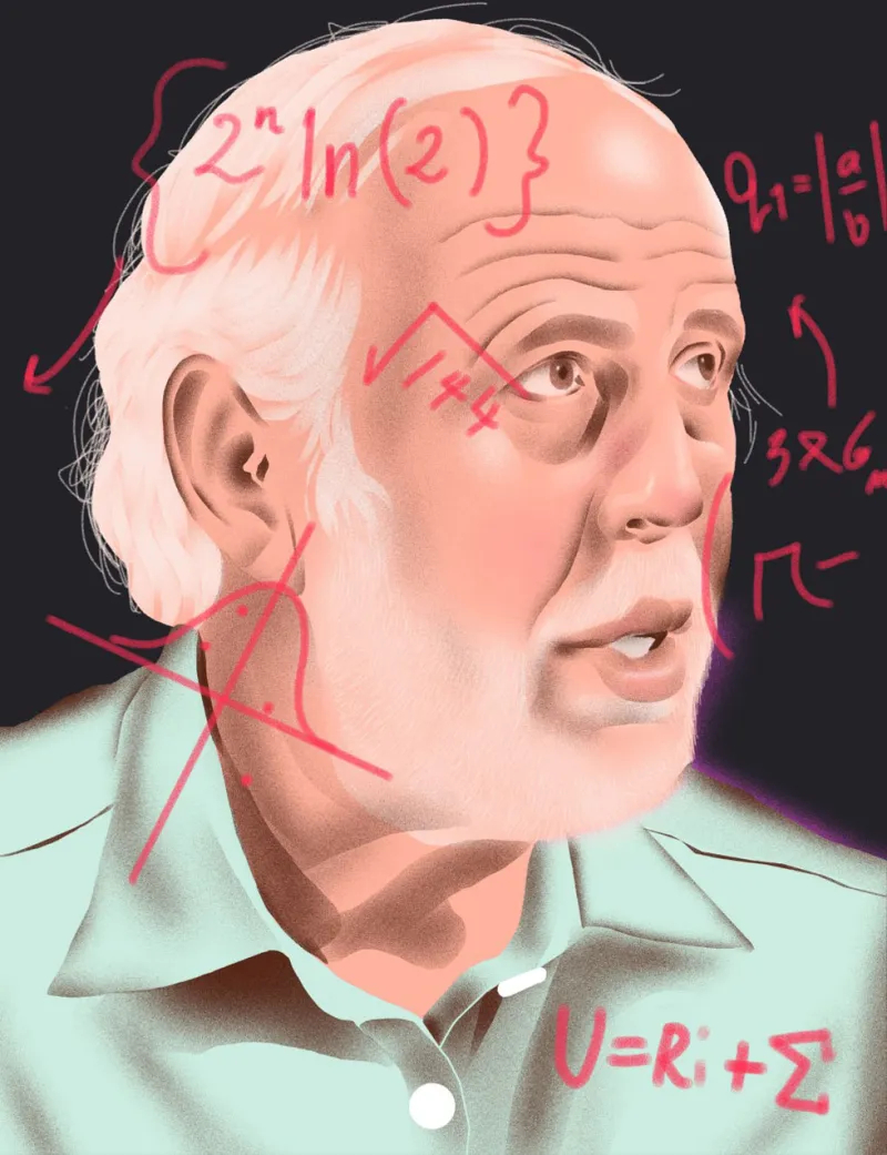 James Simons (Illustration by Richard A. Chance)