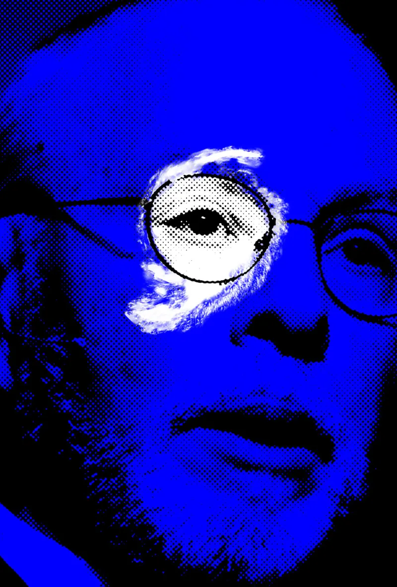 Paul Singer, founder of Elliott Management. (Illustration by II; Photograph: Jacob Kepler/Bloomberg)