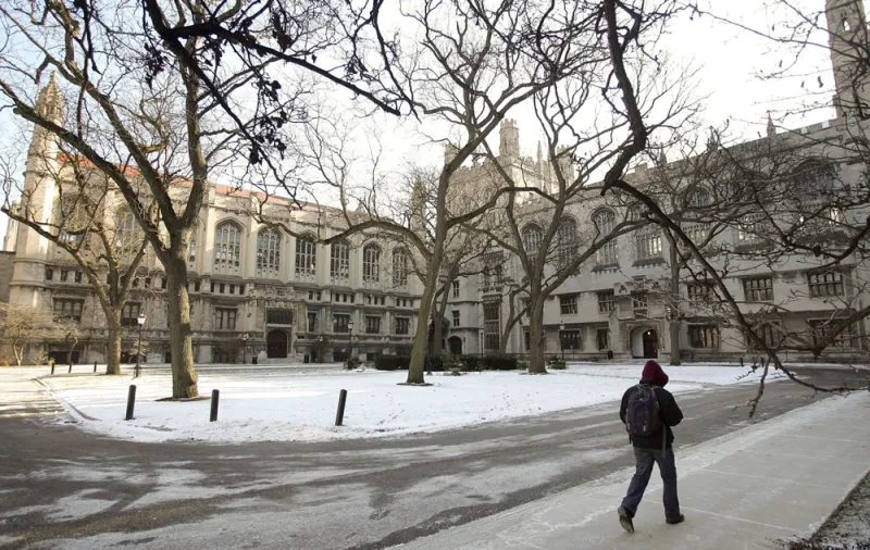 The University of Chicago campus. (Tim Boyle/Bloomberg)